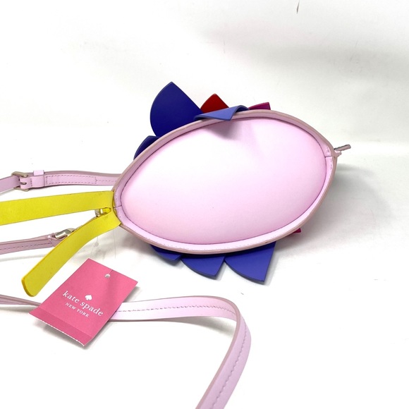 Kate♠️Spade Parrot Crossbody Flock Multi Leather - Picture 3 of 8